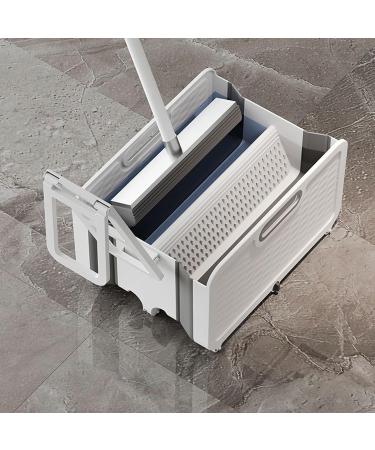 Foldable Bucket with Wheels Portable Bucket Space-saving Floor Cleaning Solution for Home and Office - Buy Online on GoSupps.com
