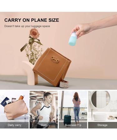 MeFold Silicone Travel Shampoo Bottles Kit - TSA Approved, Leakproof, Collapsible Toiletry Containers - BPA Free, 5 Piece Set for Liquid Toiletries - Airport Travel Accessories - Buy Online on GoSupps.com