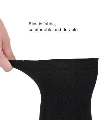 Compression Stockings for Sports | Varicose Vein Relief Socks - Calf Knee Support (L/XL Black) - Buy Online on GoSupps.com