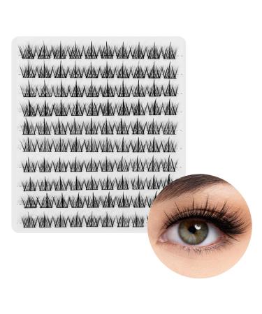 Boobeen Cluster Eyelash Extensions Natural False Eyelash Lash Clusters Curl Individual Fake Lashes Effortlessly Enhance Your Eye Makeup A Black