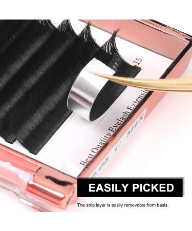 Fenshine 0.07 D Curl Volume Lashes Extensions - Soft Easy Fan Self Fanning Lashes - Automatic Blooming Lashes - 8-15mm Length - Buy Online on GoSupps.com