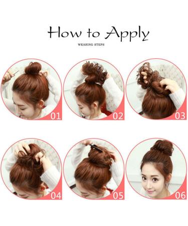 Silver Grey Synthetic Hair Bun Extension | Wavy Messy Updo Chignon Scrunchy - Buy Online on GoSupps.com