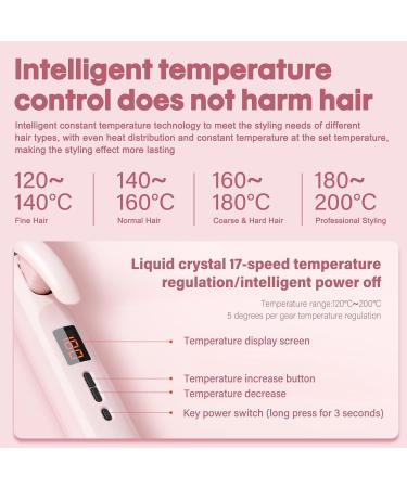1 Inch Rotating Curling Iron - Manual Curler with LED Display for All Hair Types Perfect for Beginners - International Shipping Available - Buy Online on GoSupps.com