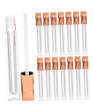 MAGICLULU 15pcs Lipstick Tube Lip Gloss Tube Diy Lipstick Tubes Empty Lip Gloss Tube Lip Balm Lip-glaze Tubes Lip Gloss Refillable Bottles Diy Lip-glaze Bottles Liquid Plastic Supplies