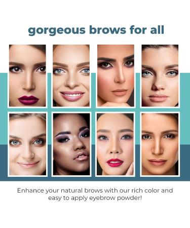 Water-Resistant Dark Brown Eyebrow Tint Powder - Buildable, Long-Lasting Brow Color for Natural Looks - Buy Online on GoSupps.com