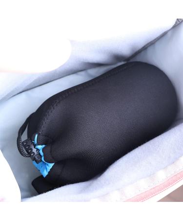4 Pack Neoprene Camera Lens Pouch Set | Soft Plush, Compatible with Canon, Nikon, Sony, Olympus, and Pentax | Black+Blue - Buy Online on GoSupps.com