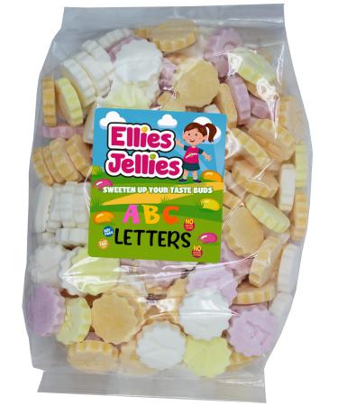 Ellies Jellies Alphabet Letters 1Kg Bag ABC Alphabet Letters- Retro Sweets- Old Fashioned Sweet