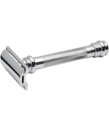 Merkur Heavy Duty Long Barber Pole Safety Razor - Chrome Finish | Premium Quality - Buy Online on GoSupps.com