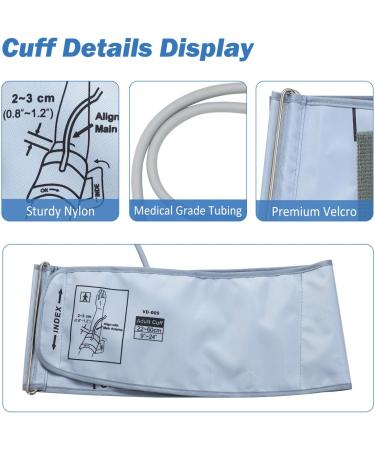 XXL Blood Pressure Cuff for Omron 9 -24 - Extra Large Replacement Cuff for Big Arms with 6 Connectors - Buy Online on GoSupps.com