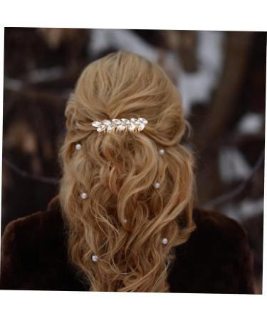 Ipetboom Fashionable Diamond Hair Accessories Hair Barrettes Hair Clips Hair Pin Bridal Headpiece Women Headpiece Sparkly Hair Clip Girl Headpiece Women's Crystal Wedding Comb - Buy Online on GoSupps.com