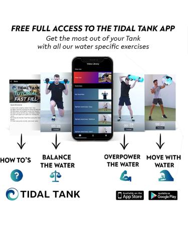 Tidal Tank Sphere - Aqua Ball for Core and Balance Workout - Portable Fitness Equipment - Buy Online on GoSupps.com