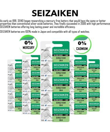 Buy 377 SR626SW Silver Oxide Watch Battery (5-Pack) - 1.55V Mercury-Free Made in Japan by Seiko - Best International Shipping Available - Buy Online on GoSupps.com