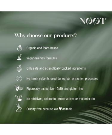 NOOT Pre Workout Natural Pre Workout Supplement Caffeine-Free PreWorkout with L-Carnitine Magnesium Taurate & Green Tea Extract for Endurance & Fat Burning for Women and Men 60 Organic Capsules - Buy Online on GoSupps.com