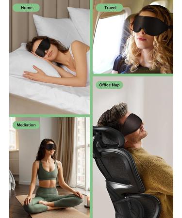 LC-Dolida 3D Sleep Eye Mask - Zero Eye Pressure 100% Light Blocking Soft Travel Blindfold - Buy Online on GoSupps.com