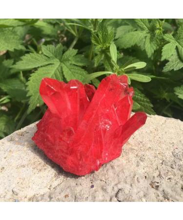 Crystal Rough Specimen Healed 80g Natural Crystal Quartz Cluster Colourful Specimen Electroplating Coated Reiki Stone Home Decoration Craft As a Gift (Size : 1kg) - Buy Online on GoSupps.com