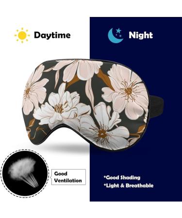 LynaRei Sleeping Mask Classic Garden Flower Sleep Eye Mask Blindfold with Adjustable Strap Oriental Peony Soft Eye Cover for Blocking Out Lights Style-1 - Buy Online on GoSupps.com