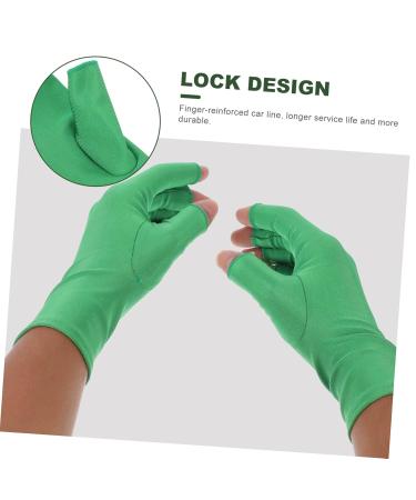 Ipetboom 2 Pairs Nail Gloves Elastic Spandex Rubber Nails Anti-uv - Buy Online on GoSupps.com