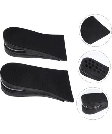 NOLITOY Height Increasing Insoles - 3 Pairs Silicone Gel Cushions for Plantar Support and Comfort - Black Thickened Shoe Pads - Buy Online on GoSupps.com