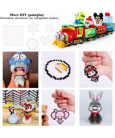 13000Pcs 2.6mm Mini Fuse Bead Kit - 24 Colors Pixel Art Craft Set for Adults and DIY Enthusiasts - Buy Online on GoSupps.com
