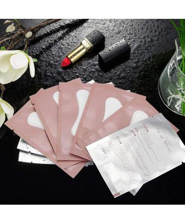 Premium Eye Pads for Eyelash Extensions - Aikvigss 50 Pairs Lint-Free Gel Patches (Peach) - Ideal for Lash Application - Buy Online on GoSupps.com