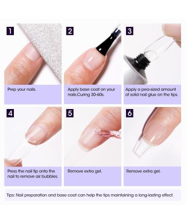 Gellen Solid Nail Glue Gel for Press-On Nails | 30g Set with Remover & UV Light | Strong Adhesive for Acrylic Nail Tips & Nail Art - Buy Online on GoSupps.com