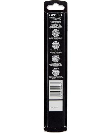 Dr. Best Vibration Multi Expert Toothbrush - 20 000 Vibrations 3-Zone Cleaning Medium (1 Piece) - International Shipping Available - Buy Online on GoSupps.com