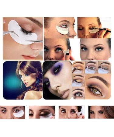 ADAMAI 100pcs Professional Disposable Eyeshadow Shields for Under Eye Gel Pad Patches - Ideal for Eyelash Extensions & Lip Makeup - Buy Online on GoSupps.com