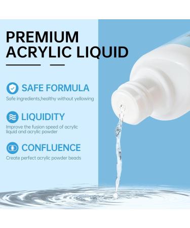 PEACECOLOR 10PC 60ML Acrylic Liquid Monomer for Acrylic Powder Professional System Acrylic Nail Liquid for Acrylic Nails Extension Non-Yellowing Beauty Gifts for Women Girls color 184 - Buy Online on GoSupps.com