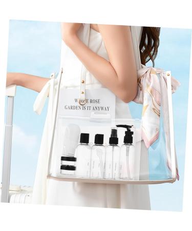 Portable Toiletry Set - Refillable Shampoo Lotion & Body Wash Bottles for Travel | Eco-Friendly Pump & Spray Bottles - Buy Online on GoSupps.com