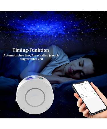 Buy NIGECUE LED Smart Star Projector | 3D Galaxy Home Projector with App & Voice Control | Works with Alexa & Google Assistant | Perfect for Kids' Bedrooms & Home Cinema - Buy Online on GoSupps.com