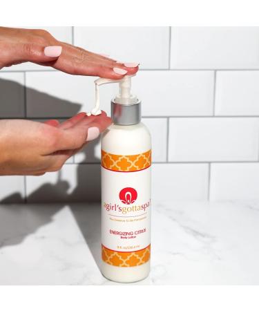 A Girl's Gotta Spa! Shea Butter Body Lotion - Natural Moisturizer for Dry Skin Non-Greasy Vegan Cruelty-Free | 8 Ounces Citrus - Shop Internationally - Buy Online on GoSupps.com