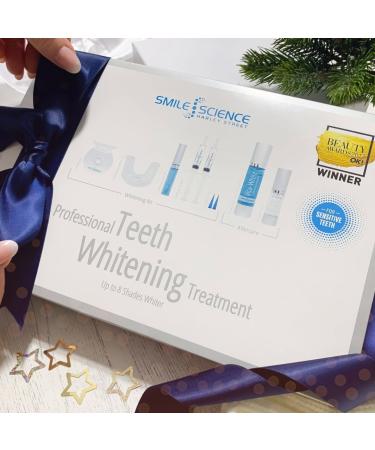 Smile Science Harley Street Professional Teeth Whitening Kit - Up to 8 Shades Whiter - Vegan, Rapid Results - Buy Online on GoSupps.com