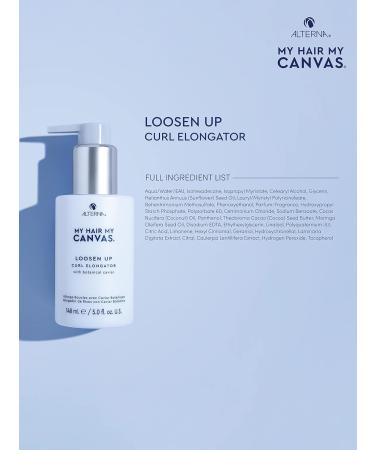My Hair. My Canvas. Loosen Up Vegan Curl Elongator - Lengthen & Define Curls for Curly Coily & Textured Hair | 5.0 oz | International Shipping Available - Buy Online on GoSupps.com