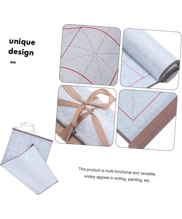 Anneome Water Convenient Painting Tool Drawing Writing Chinese Reusable Household Mat Cloth for Practice Silver 75.00X38.00X0.10CM - Buy Online on GoSupps.com