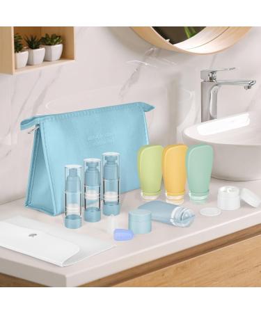 Noideeer 19 Partial Travel Bottles Set - TSA Approved Refillable Silicone Shampoo Conditioner & Lotion Storage - Express Design for International Shipping - Buy Online on GoSupps.com