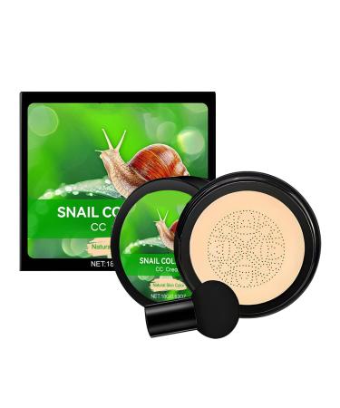 Foundation Cushion | Anti-Water Concealer CC Moisturizing Air Cream Cushion for Daily Makeup Long-Lasting
