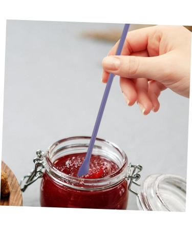 Healeved 3pcs Small Tip Scraper Skincare Tiny Spatula Mini Spatula Silicone Bottle Scraper Violet - Buy Online on GoSupps.com