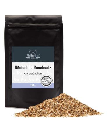Danish smoked salt cold smoked sea salt | Original beechwood smoked salt mild and spicy 250g - Pfefferdieb  - Buy Online on GoSupps.com