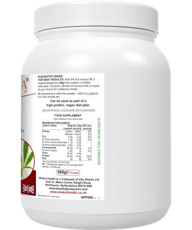 Shakra Health Heavenly Hemp Seed Plant Protein Powder - High Fiber & Superfoods for Colon and Blood Health - Buy Online on GoSupps.com