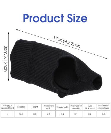 Thumb Wrist Gloves | Elastic Compression Sleeves & Support Braces for Pain Relief | Fingerless Gel Pad Hand Pads - Breathable & Flexible for Sports - Buy Online on GoSupps.com