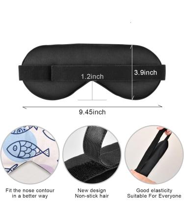 Haskirky Light Blocking Eye Mask - Adjustable Comfort for Travel, Yoga, and Deep Sleep - Buy Online on GoSupps.com