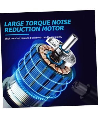 Ipetboom Electric Nose Hair Trimmer for Men - Facial Cleaner & Vibrissa Clipper Compact 13x1.6cm Black - International Shipping Available - Buy Online on GoSupps.com