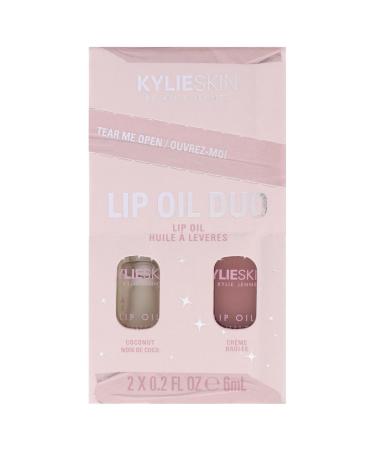 Kylie Jenner's Lip Oil Gift Set: Coconut & Crme Brlee by Kylie Cosmetics - Buy Online on GoSupps.com