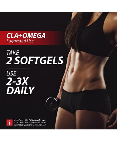 iSatori Ultra CLA Omega 3 6 9 Safflower & Fish Oil Blend - Weight Loss & Muscle Toner Supplement - 90 Softgels - Buy Online on GoSupps.com