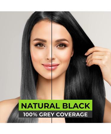 Super Eazzy Hair Colour Shampoo | 5-Minute Root Hair Dye Kit for Men & Women | No Parabens Ammonia Sulfates | Pack of 10 - Black - Buy Online on GoSupps.com