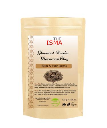 THE ISMA 100% Natural Kaolin Clay Facial Mask Paraben-Free Deep Pore Cleansing (100g bag)