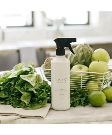 L AVANT Collective Luxury Home Essentials Bundle | High-Performing Dish Soap Hand Soap Multipurpose Cleaner Scrub Brush Lucite Tray | Eco-Friendly Fresh Linen - Buy Online on GoSupps.com