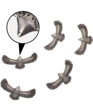 EXCEART Bag Making Supplies 5pcs Rivet Silver Accessories Brass Fittings Leather Kit Leather Rivets Screw Round Head Button - Buy Online on GoSupps.com