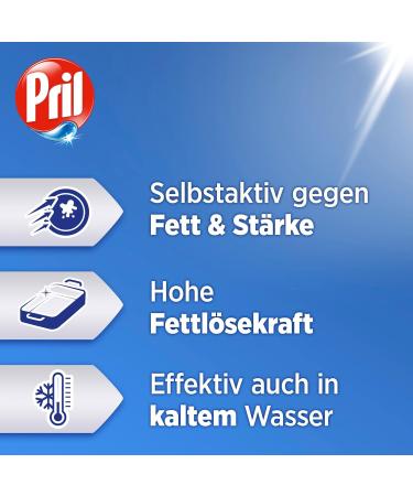 Pril Original Limette (8x 675 ml) - Superior Hand Dishwashing Detergent Fresh Lime Scent Effective in Cold Water - Buy Now! - Buy Online on GoSupps.com