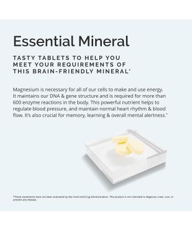 Dr. Amen BrainMD Magnesium Chewables Citrus - 60 Chewable Tablets | Essential Mineral for Memory & Focus | Gluten Free - Buy Online on GoSupps.com